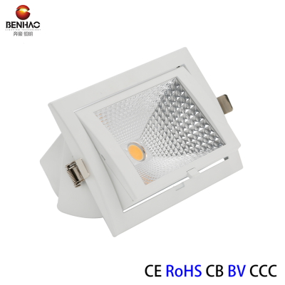 Aluminium housing COB 50W LED Grille Light RA90 led lighting fixture with 2 years warranty